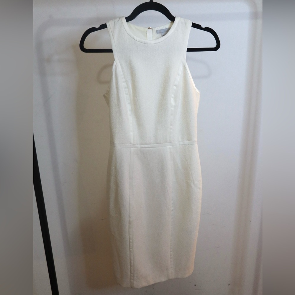 H&M White Tweed Dress